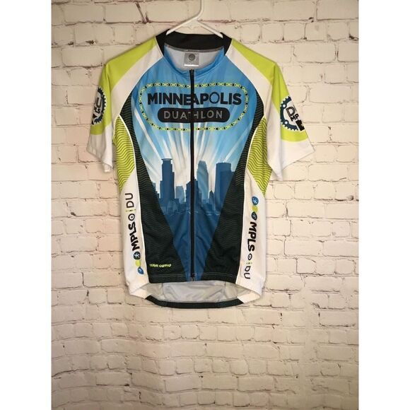 Team Orto Cycling Jersey Mens Small MN DUATLON Full Zip Racing(727#) - Picture 3 of 6